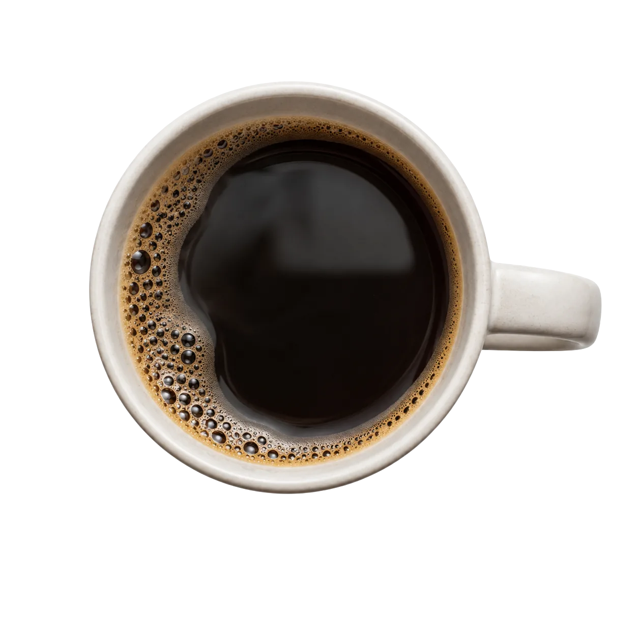 A cup of coffee left on the desk