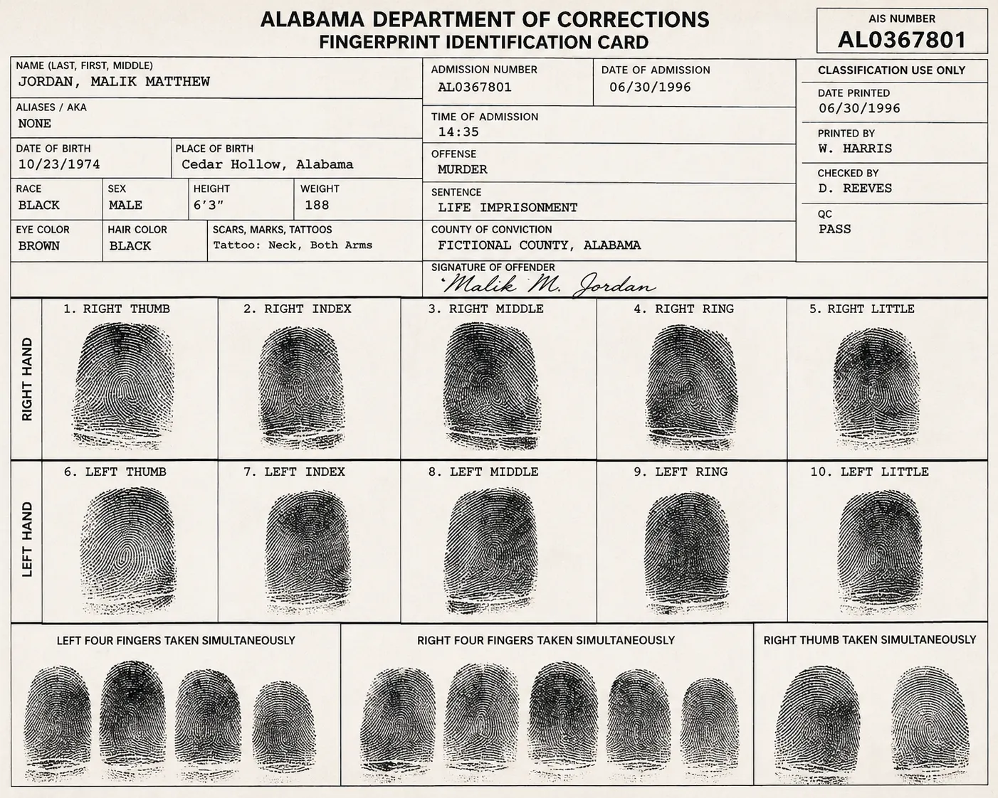 Fingerprint card